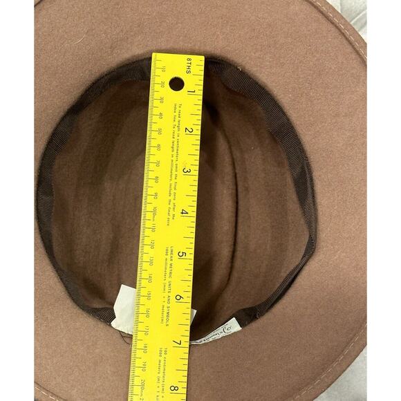 Vintage B. Altman & Co New York Tan Brown Bowler Fedora Hat 100% Wool England main image 7